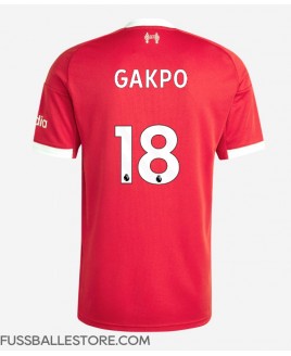 Günstige Liverpool Cody Gakpo #18 Heimtrikot 2025-26 Kurzarm